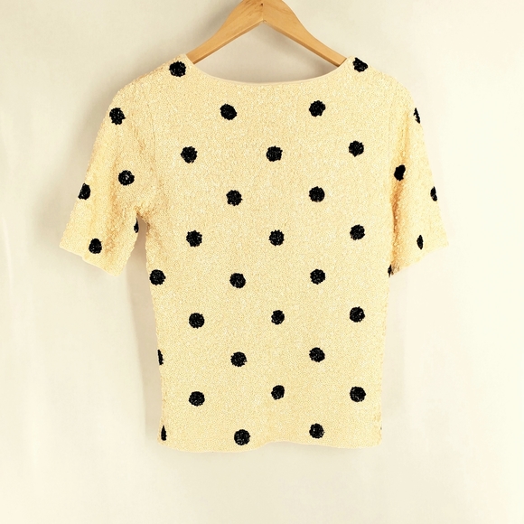 J. Crew ✨ Sequin Polkadot Top - Picture 4 of 8